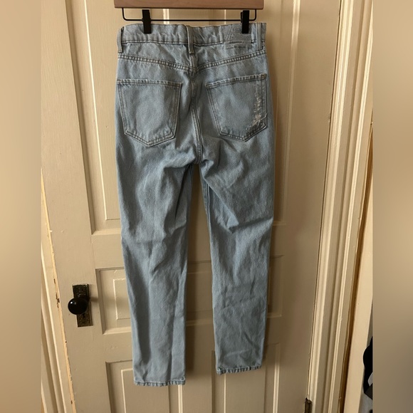 REVICE ex-boyfriend distressed light wash jeans 28 - Picture 4 of 7